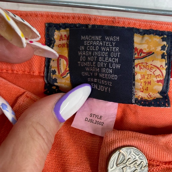 Vintage Dear John Coral Reef Skinny Jeans 27 - Picture 4 of 6
